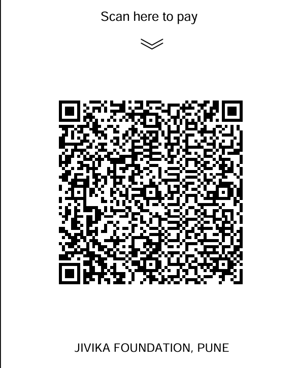 BharatQR donation scanner for Jivika Foundation